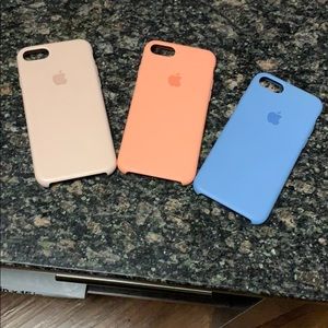 3 Authentic Apple iPhone 7 cases